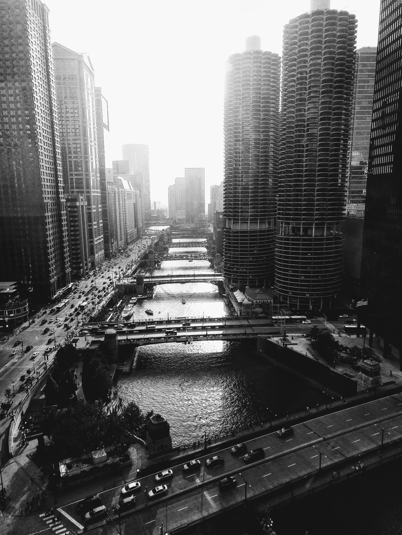 Chicago hotel view