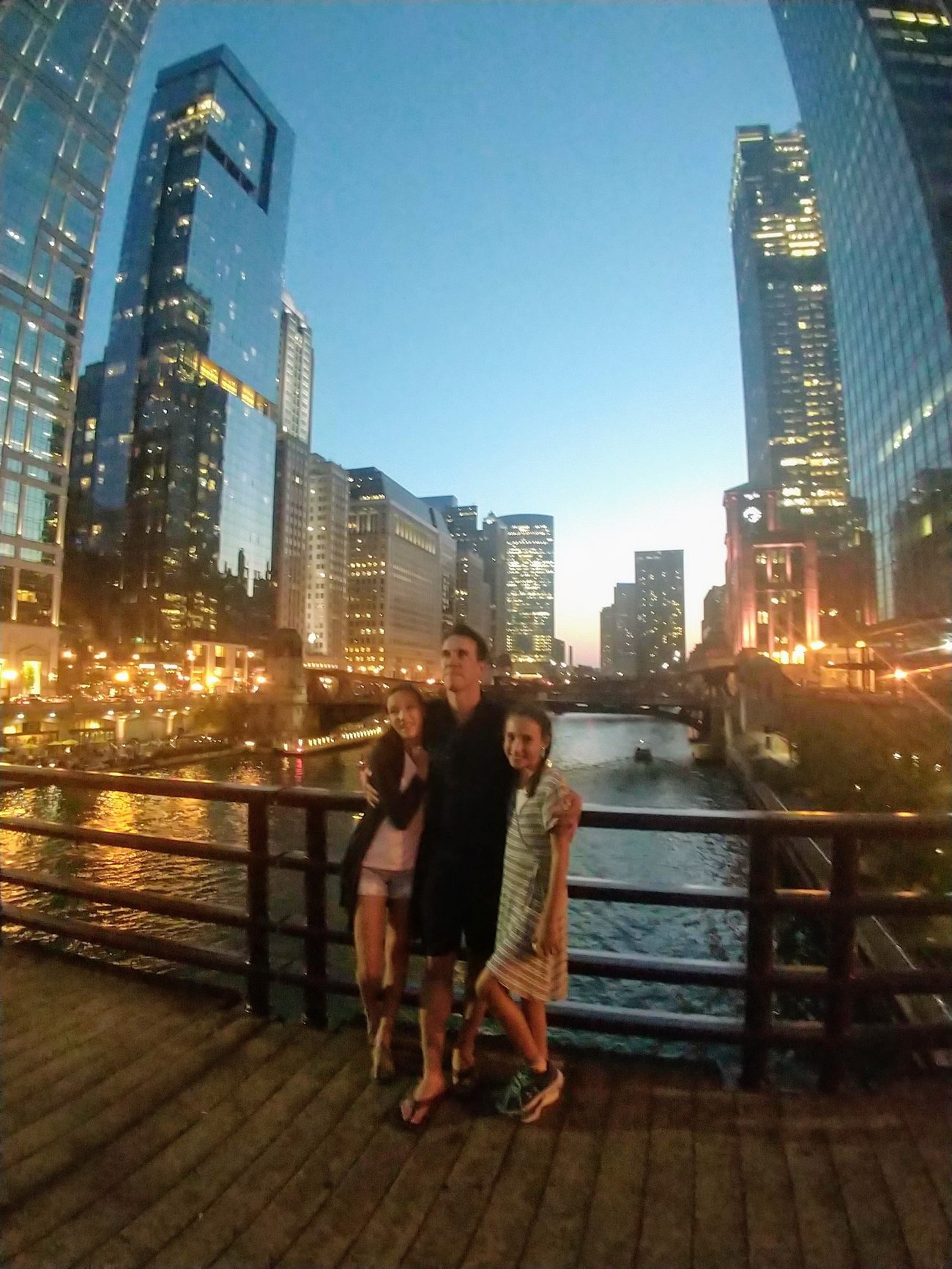 Chicago river walk