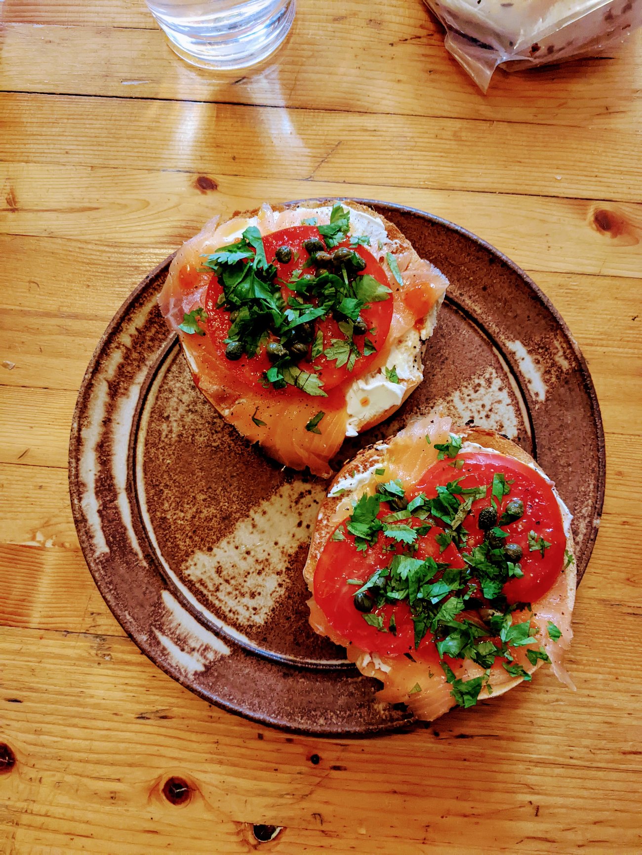 Bagel breakfast