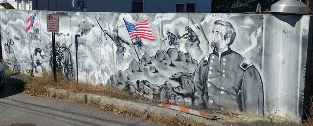 Fort
Sumner Park Trail, Joshua Chamberlain Fort
Sumner Park Trail, Joshua Chamberlain